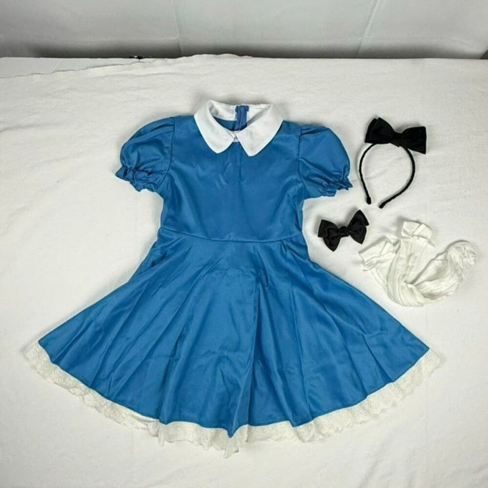 Youth Girls' Alice in Wonderland Halloween Costume - S